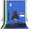Fotografska oprema s rasvjetom softbox i pozadinom