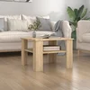 Stolić za kavu boja hrasta sonome 60x60x42 cm konstruirano drvo