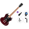 PSD Guitars DCT-100 Standard SET Cherry Red Električna kitara