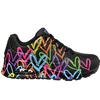 SKECHERS Ženske patike UNO - HIGHLIGHT LOVE crne