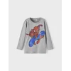 NAME IT Bluza SPIDER-MAN 13210754 Siva Regular Fit