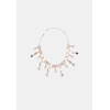 Stradivarius Choker Ogrlica S Efektom Kristala Gold Os