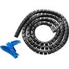 Spiralno crevo za kablove fi25/2m crno
