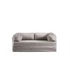 Atelier del Sofa Dvosed Via Con, 200x100x 80 cm, Svetlosiva