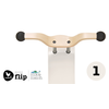 Wishbone - mini flip ohišje - belo