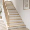 Vidaxl Stopnice 12 kos 80 x 25 x 2 cm Bela Masivno hrastovo les