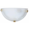 Rabalux Alabastro zidna lampa E27 60W bela/zlatna