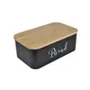 Sigma Kutija za hleb ZJ-A791-BL, Bambus pokl, crna