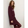 Sinsay - Mini suknja sa naborima i pojasom - maroon