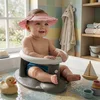 Set za kupanje bebe – Dolu sedište sivo + Canpol štitnik roze
