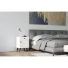 Hanah Home Noćni ormarić Pila 40x60??x42cm Beli