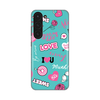 Silikonska maska za Samsung S911B Galaxy S23 Love Print tirkizna