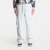 Superge Jordan Brooklyn Mens Oversized Fleece Cargo Pants Neutral Grey/ Htr/ Lt Smoke Grey XXL