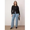 Trendyol Curve Ženska bluza Tbbaw26Af00078, Crna