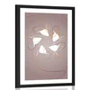 Plakat s paspartujem ples s trakovi - 30x45 silver