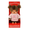 Monchhichi Mončiči dekle v roza kosmatem puloverju 20cm