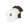 JACK & JONES Majica pastelno modra/rjava/temno zelena/črna