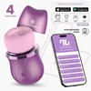 InToYou App Series Suvi Stimulator with Licking, Biting, Suction and Vibration USB-C with APP Purple