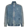 ADIDAS ORIGINALS Prehodna jakna Firebird kremna / moder denim