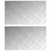 Vidaxl Stopnice Pravokotna 2 szt. srebrna 70 x 40 cm Aluminij