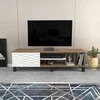 Hanah Home TV komoda Olyo, 140x40,3x35 cm, Smeđa-Bijela