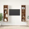 vidaXL Komplet TV omaric 2 pcs Rjava 37 x 37 x 142.5 cm