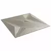 Zidne panele 12 pcs Zvijezda beton 50 x 50 cm XPS pjena