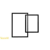 Securit by Vermes KREDNA TABLA 40x60cm Woody s prozornim steklom WBWGLBL60