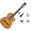 Ibanez GA5TCE3Q-AM Premium SET 3/4 Amber Klasična kitara z elektroniko