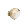 Ideal Lux - LED zidno svetilo BLOOM 1xE27/42W/230V zlatno/zadimljeno bež