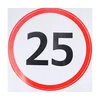 Nalepka z omejitvijo hitrosti 25 km/h