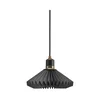 Halo Design 744084- Luster na sajli PARIS 1xG9/28W/230V prečnik 24 cm crna/mesing/hrast
