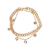 Ankle bag - gold color
