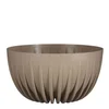 PVC cvetlična skleda fi 30cm, rjava taupe