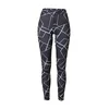 Womens AOP Geometric Black Leggings