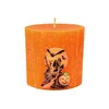 eoshop Sveča NOČ ČAROVNIC ELIPSA okrašeno izrezljano 7,5x5,5x8cm