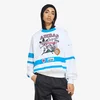 Mikina adidas Archive Sweater Baseball White/ Bright Blue M