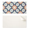 shumee Samolepilne vinilne ploščice s potiskom geometrijskega cvetličnega vzorca 10x40x20 cm