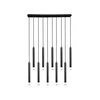 Rabalux Visilica Ramira, 10x5W, 10xG9, 96cm, Crna