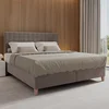Bessagi Home Postelja Boxspring Olivia, Siva, 180x200