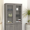 Gornji element za komodu HAMAR svjetlosivi 85x35x100cm borovina