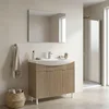HANAH HOME Kupatilski ormarić sa umivaonikom i ogledalom (2 komada) Purus 100 474