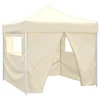 Krem Sklopivi Šator 3 x 3 m s 4 Zida