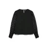 VERO MODA Bluza VMALVA črna