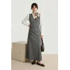 Trendyol Modest Ženska haljina Tctss26Eb00028, Tamnosiva