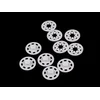 Plastični zatiči/zatiči O25 mm - beli (5 parov)