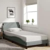 Okvir za krevet Dover svjetlosivi 90x200 cm od tkanine