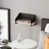 Hanah Home Zidna polica Medium Arm Stylish, 40x20x19 cm, Crna