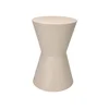 Stranska mizica PETIT, premera 29 cm, kremna