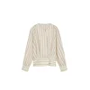 Scalpers Bluza ecru/črna